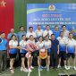 Công đoàn cơ sở xã Vĩnh Quang tham gia thi đấu bóng chuyền hơi nam, nữ chào mừng Đại hội Công đoàn huyện lần thứ X, nhiệm kỳ 2023 -2028.