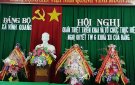 Đảng bộ xã Vĩnh Quang: Tổ chức hội nghị Học tập, quán triệt triển khai Nghị quyết Trung Ương 6 khóa XII của Đảng