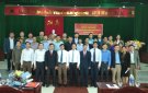 Lễ công bố Quyết định điều động đồng chí : Trịnh Đình Trường giữ chức vụ Bí thư Đảng Uỷ xã Vĩnh QUang