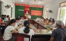 Đảng uỷ xã Vĩnh Quang tổ chức Hội nghị đánh giá công tác Đảng 9 tháng đầu năm, phương hướng nhiệm vụ 3 tháng cuối năm 2023.