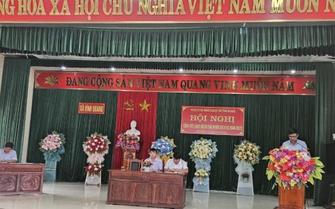 HTXDVNN xã Vĩnh Quang tổ chức Hội nghị tổng kết năm 2023 