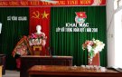 Đoàn TN xã Vĩnh Quang tổ chức lớp học “Đối tượng đoàn đơt I, năm 2018”